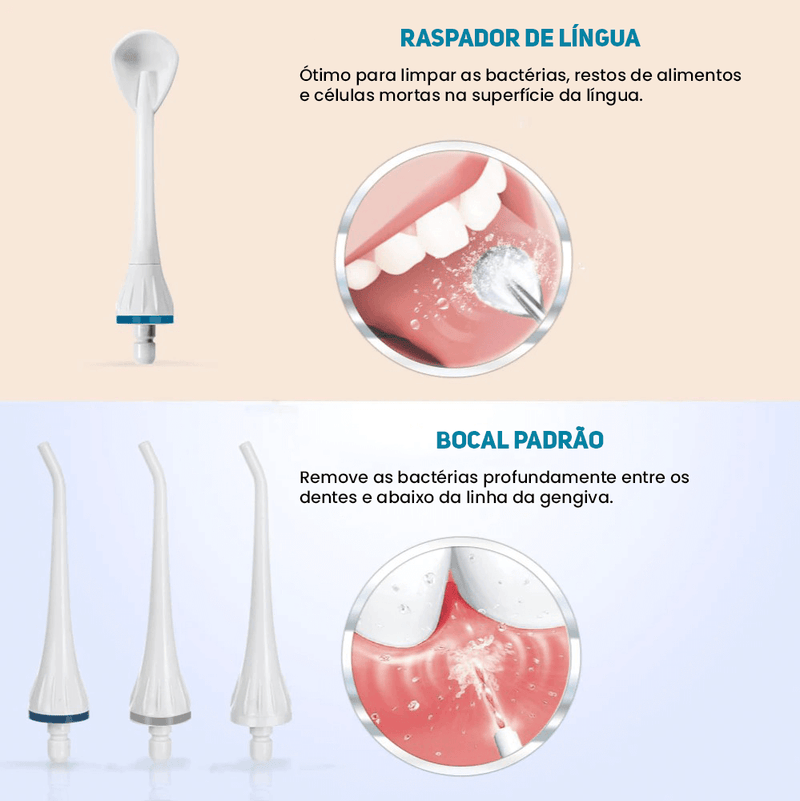 Irrigador Dental Deep Cleaning USB Recarregável