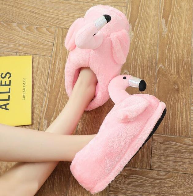 Pantufa Feminina Flamingo - FlammieSlip™